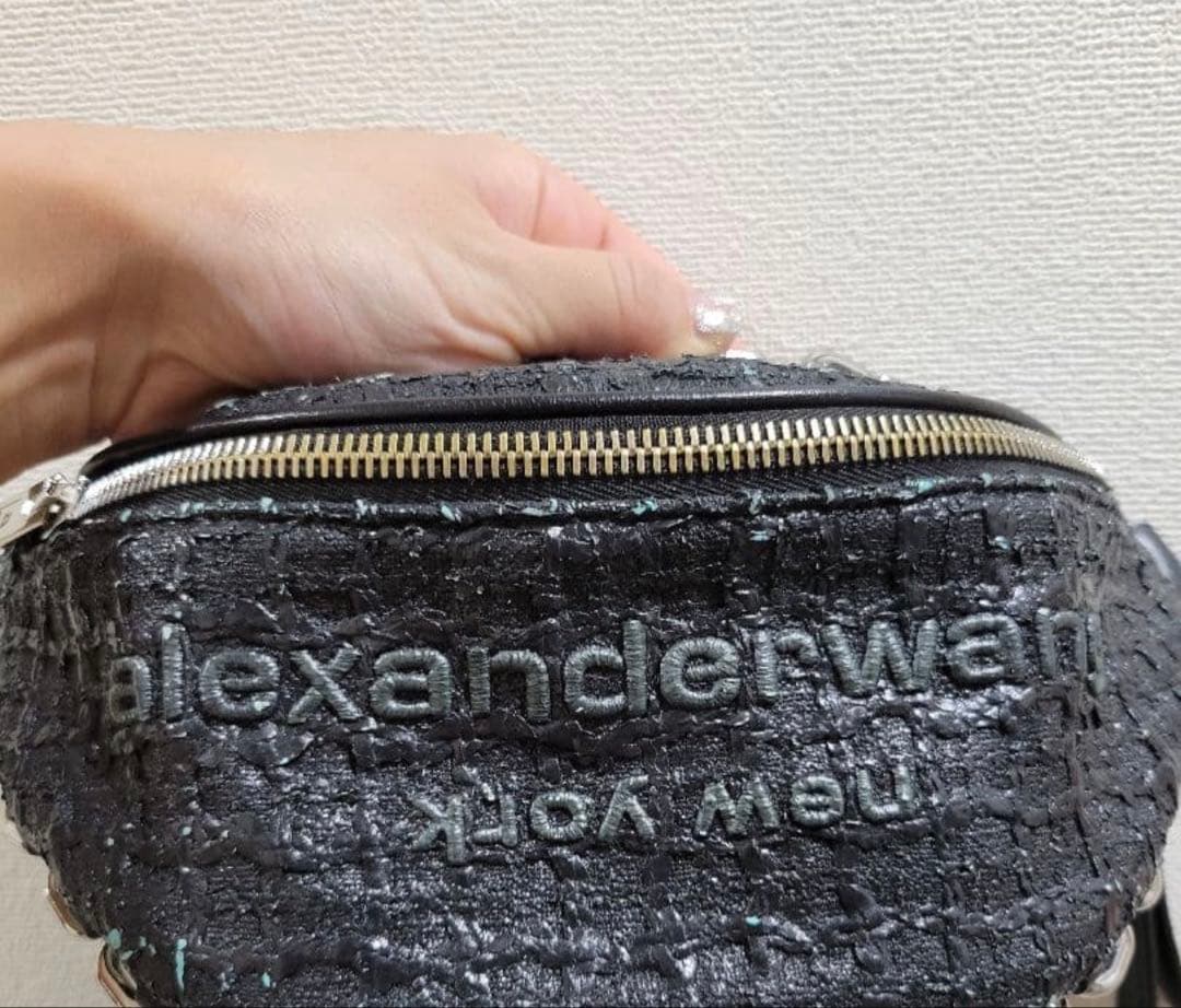 Alexander Wang Atticaツイード ハイブリッド ファニーパック