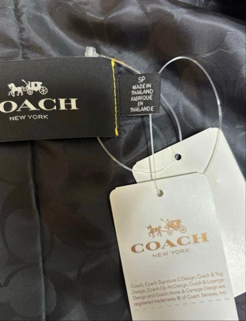 COACH ベージュ ダブルブレストトレンチコート