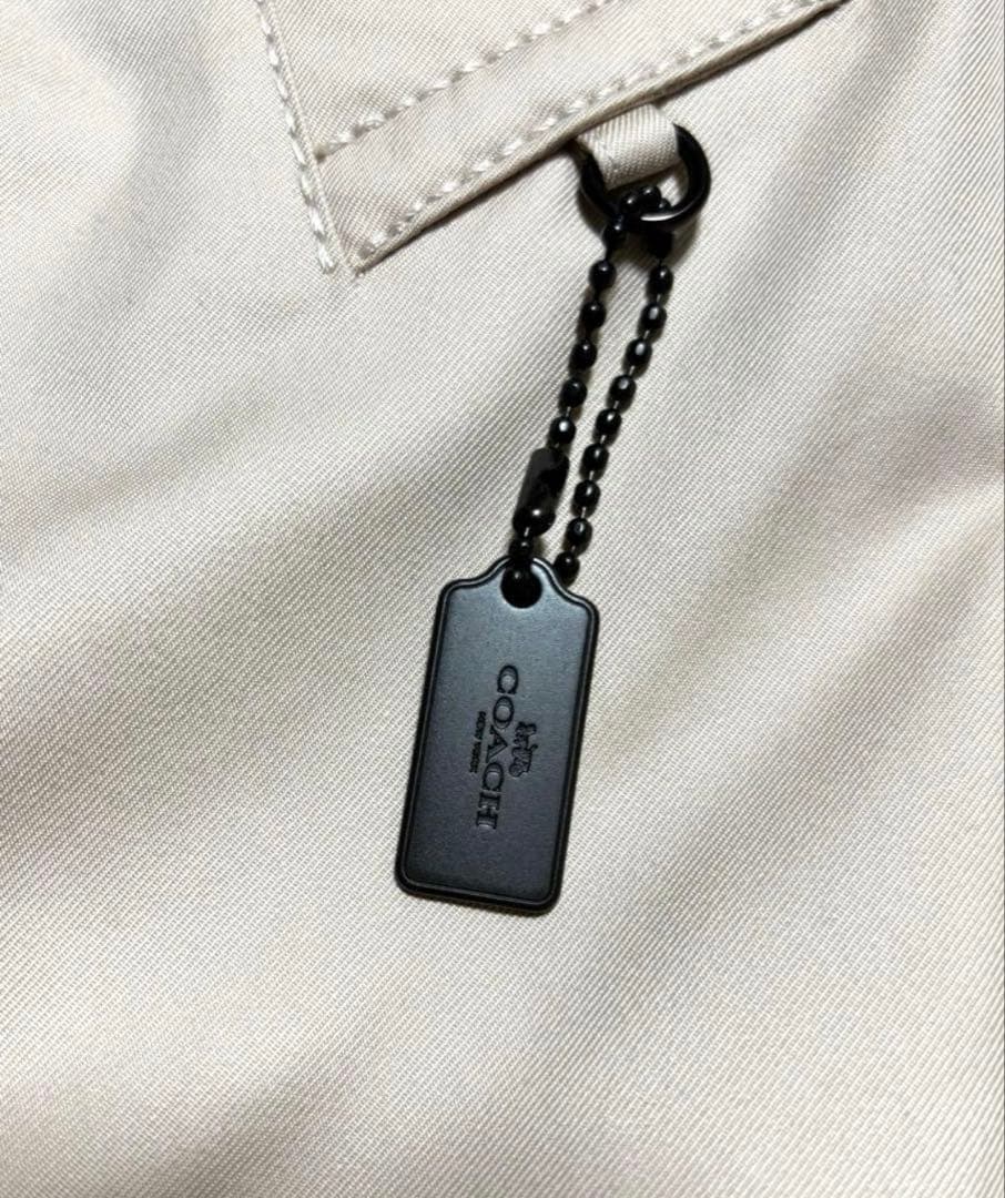 COACH ベージュ ダブルブレストトレンチコート