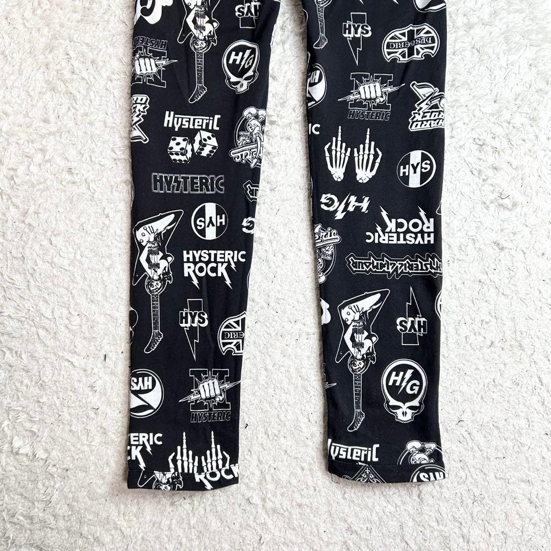 ヒステリックグラマーREBEL ROCK柄リバーシブルスウェットパンツ　2way