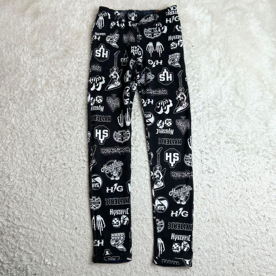 ヒステリックグラマーREBEL ROCK柄リバーシブルスウェットパンツ　2way