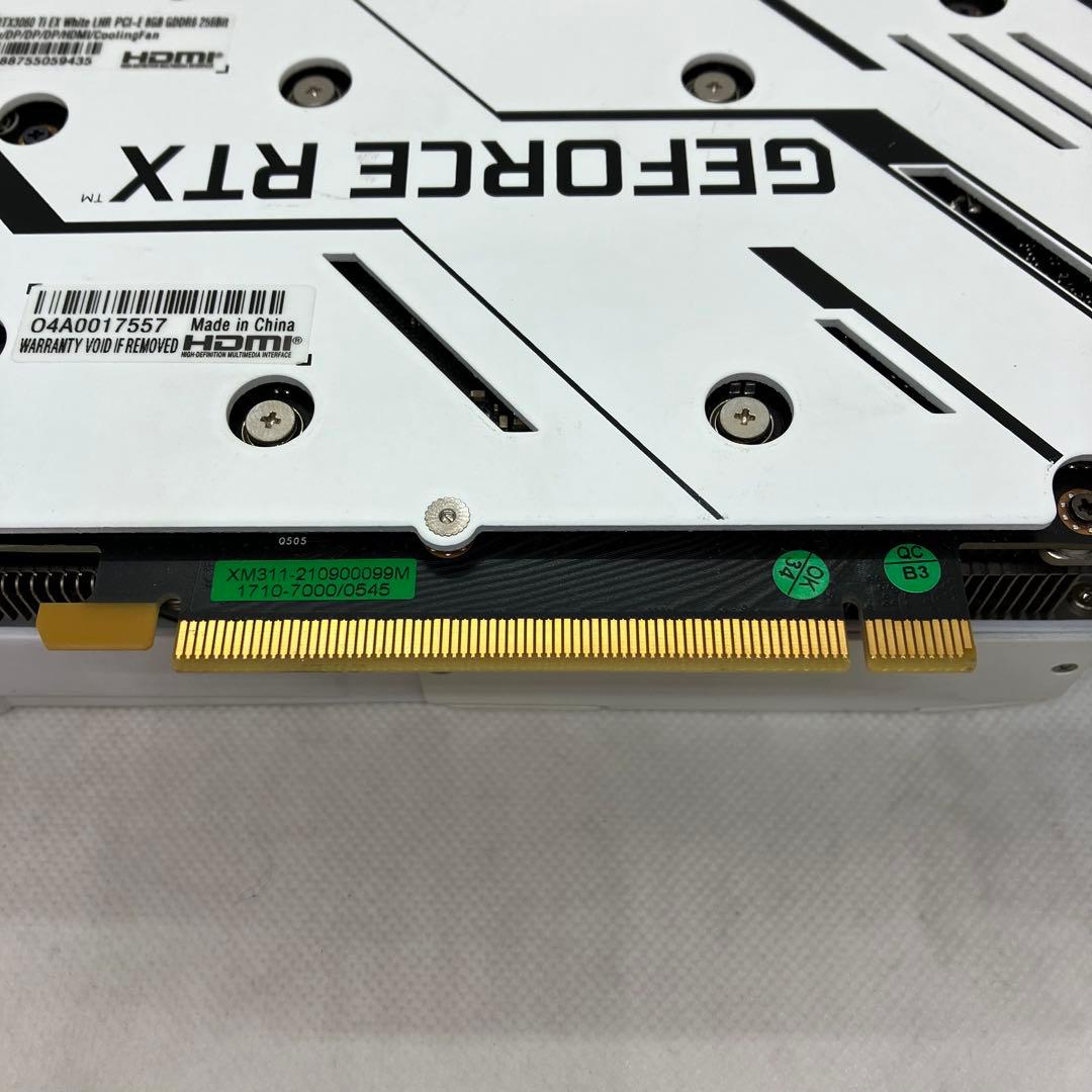 グラフィックボード・グラボ・ビデオカード GALAKURO GK-RTX3060Ti-E8GB/WHITE/LHR 167