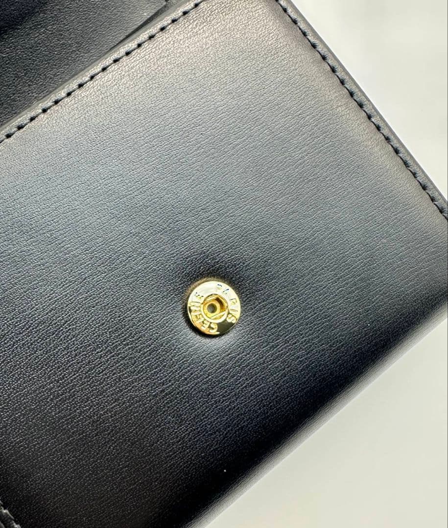 CELINE レディース 財布 レザー ブラック 小物 美品