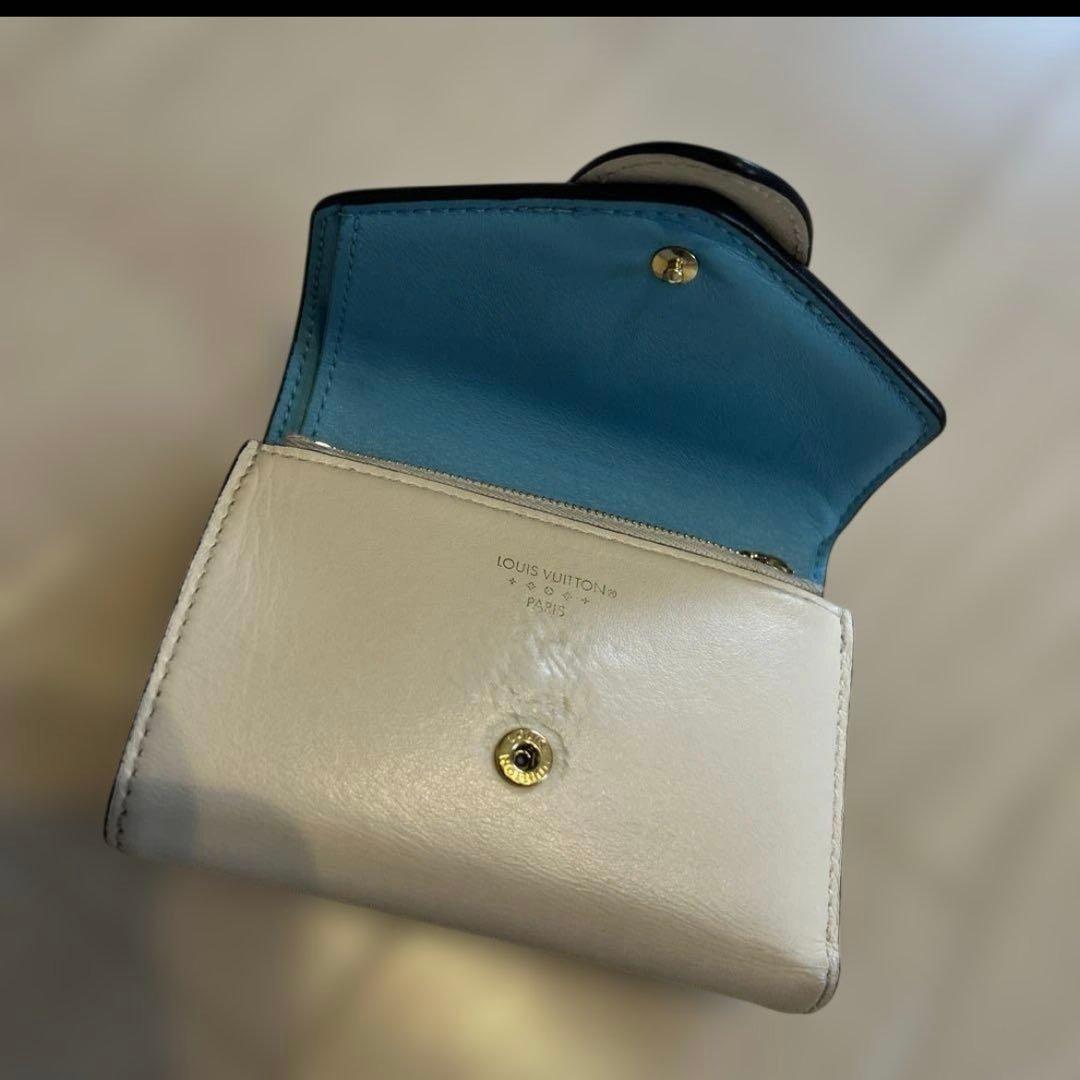 LOUIS VUITTON ホワイト 三つ折り財布