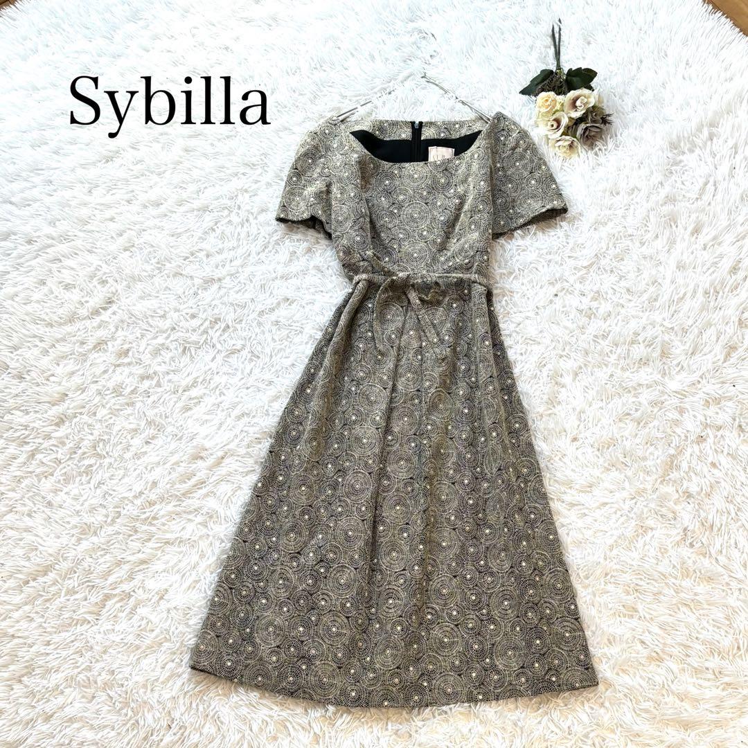 Sybilla シビラ　コットン半袖ワンピース　L ゆったり
