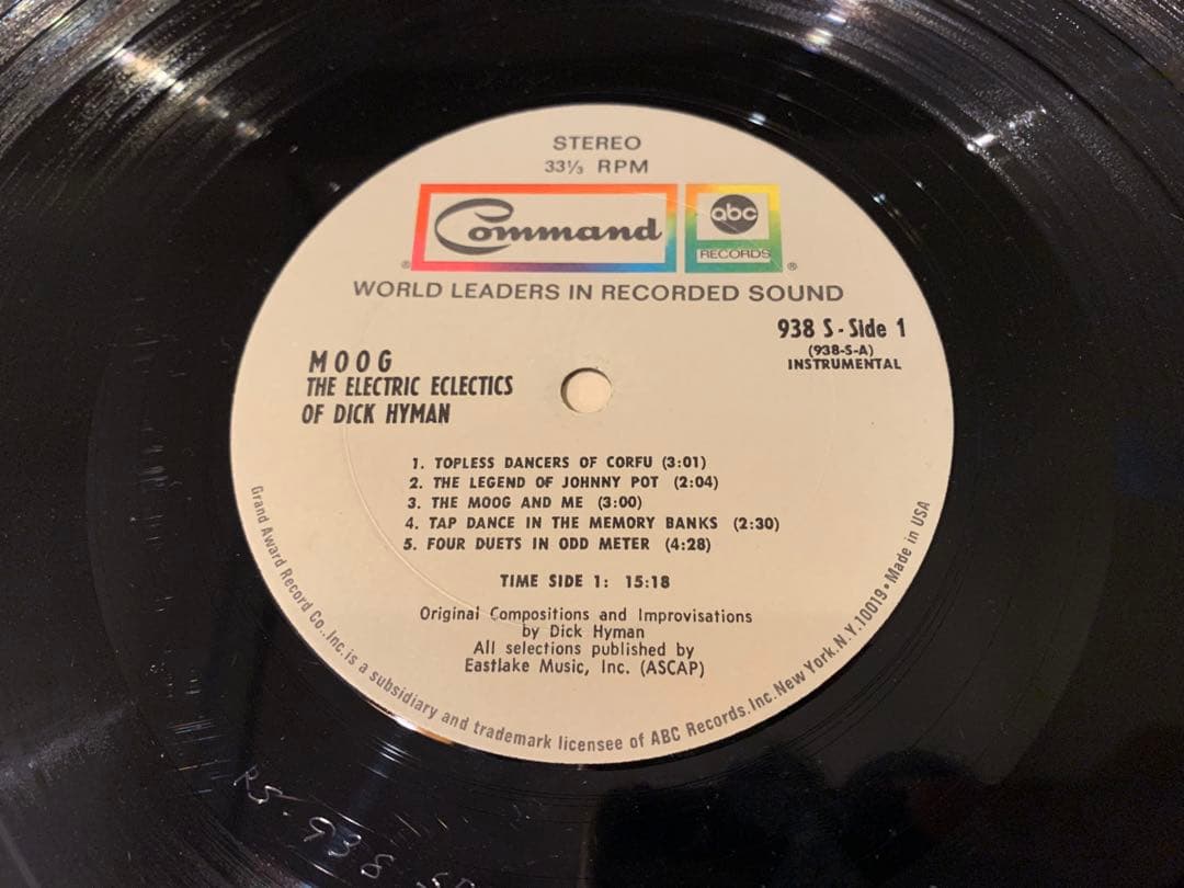 洋楽 MOOGThe Electric Eclectics of Dick Hyman