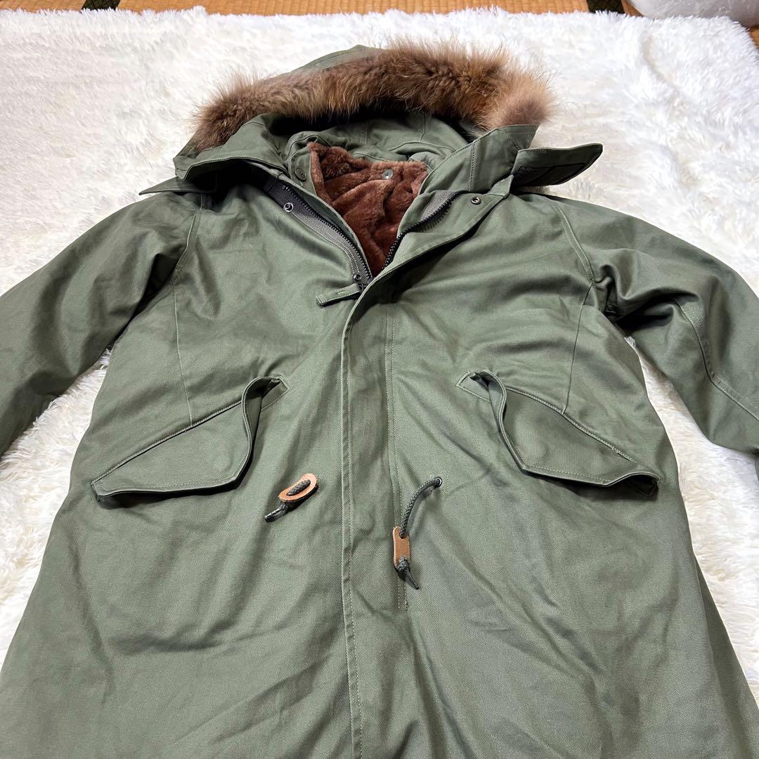 【極美品・未使用級】HARE　モッズコート　カーキ　Mサイズ