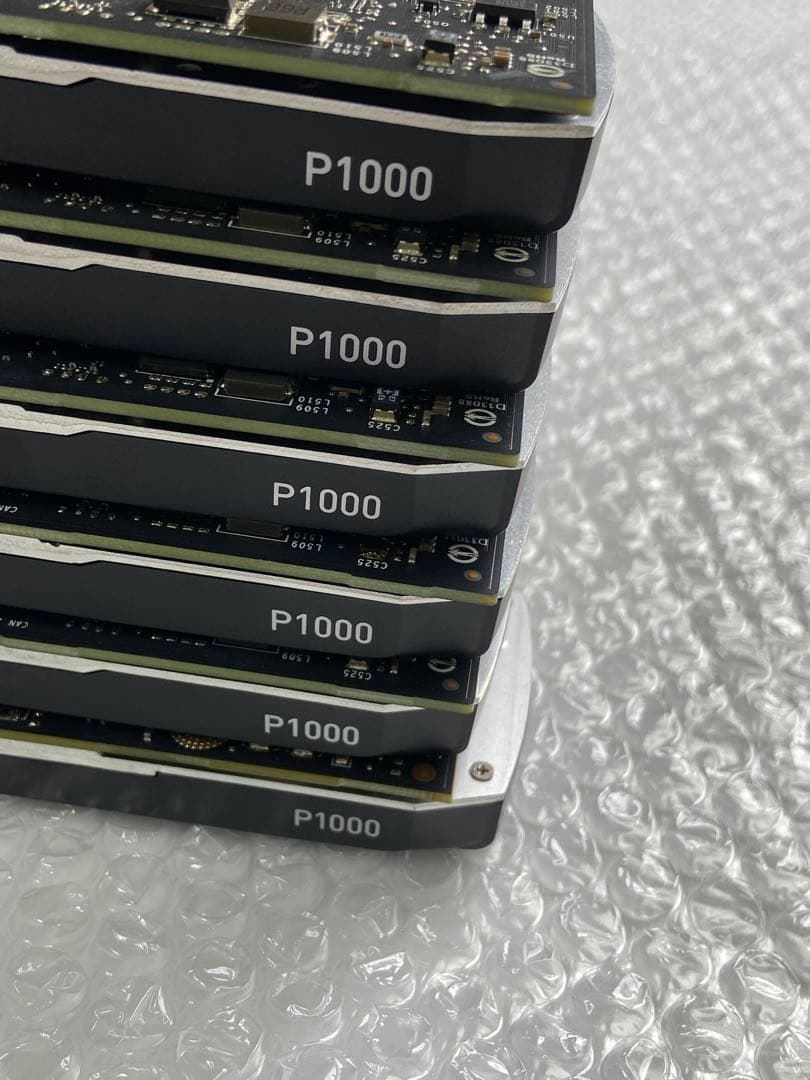 グラボ nVIDIA QUADRO P1000 6個 ジャンク