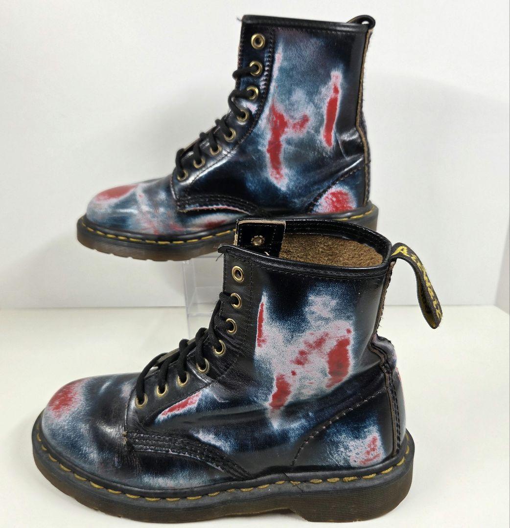 【英国製】Dr.Martens 8ホール 25cm マーブル ペイント 希少
