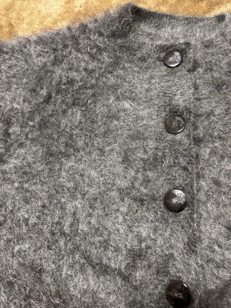 【最終価格】deres カシミヤカーディガン　グレー