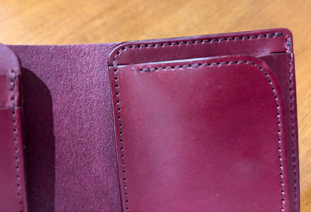 【LONA】 smart mini wallet ワイン