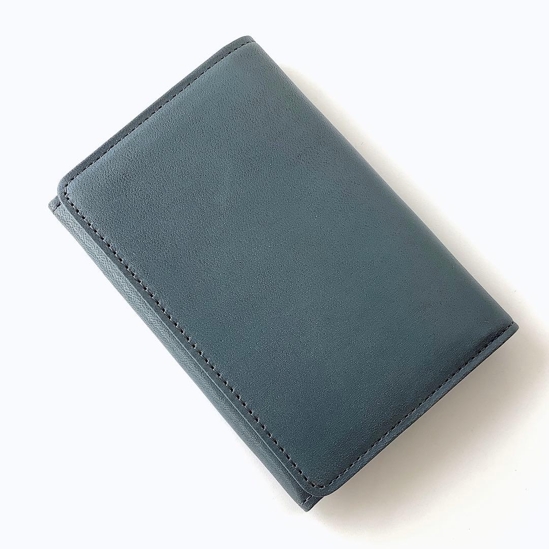 cherry様★新品★マーガレットハウエル★MHピルモントカードケース★ブルー