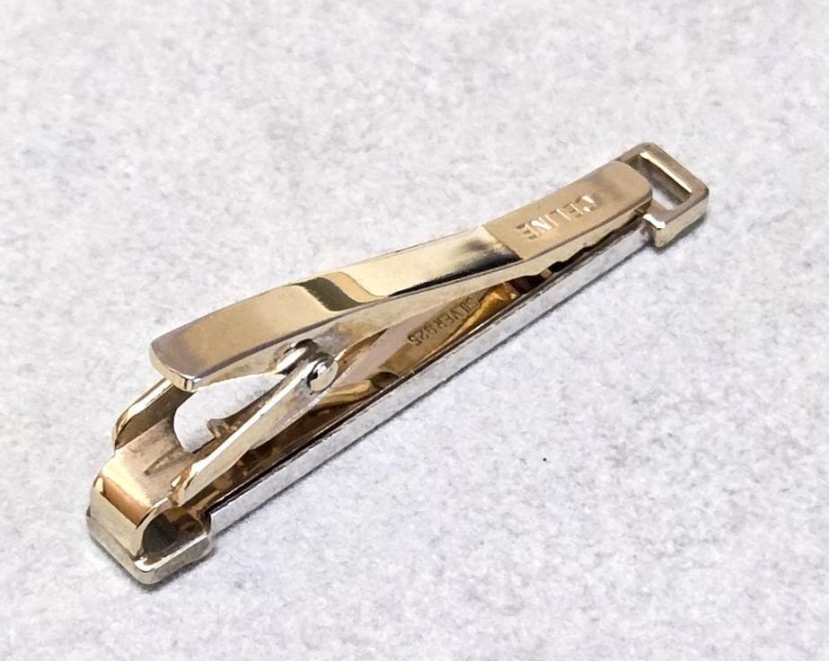 CELINEセリーヌ　ロゴ　SV925タイピン、カフス 箱付き　C2714