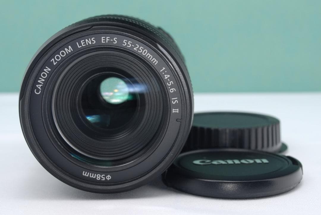 ☘️望遠レンズ✨ Canon EF-S55-250mm IS II 美品✨