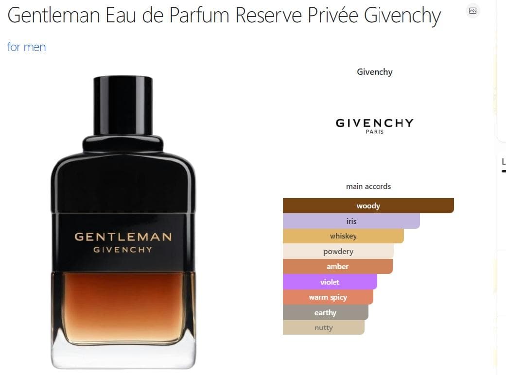Givenchy Gentleman Reserve Privée 100mL