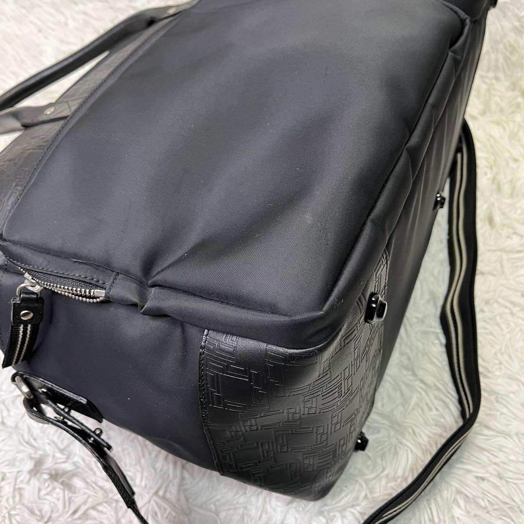 ほぼ未使用✨ダンヒル D8 2way ビジネスバッグ ボストン レザー 黒