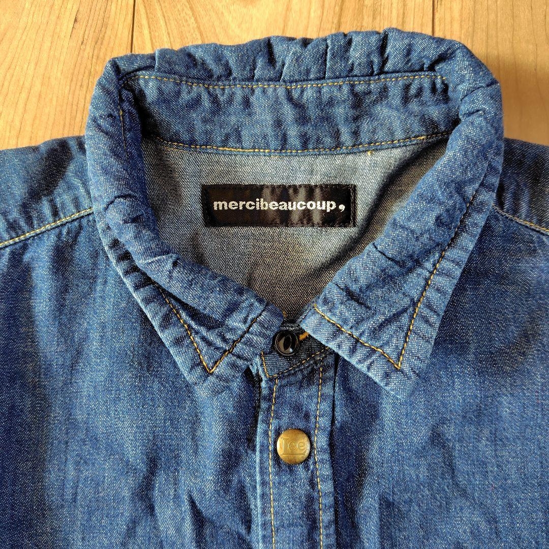 メルシーボークー×Lee デカシャツ デニシャツ ワンピース