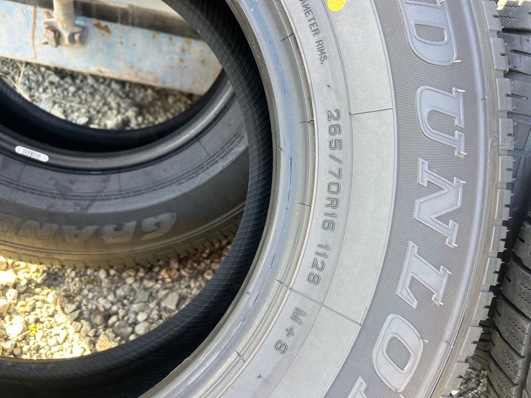 新車外し265/70R16 25年41週ダンロップAT23ランクル70 4本