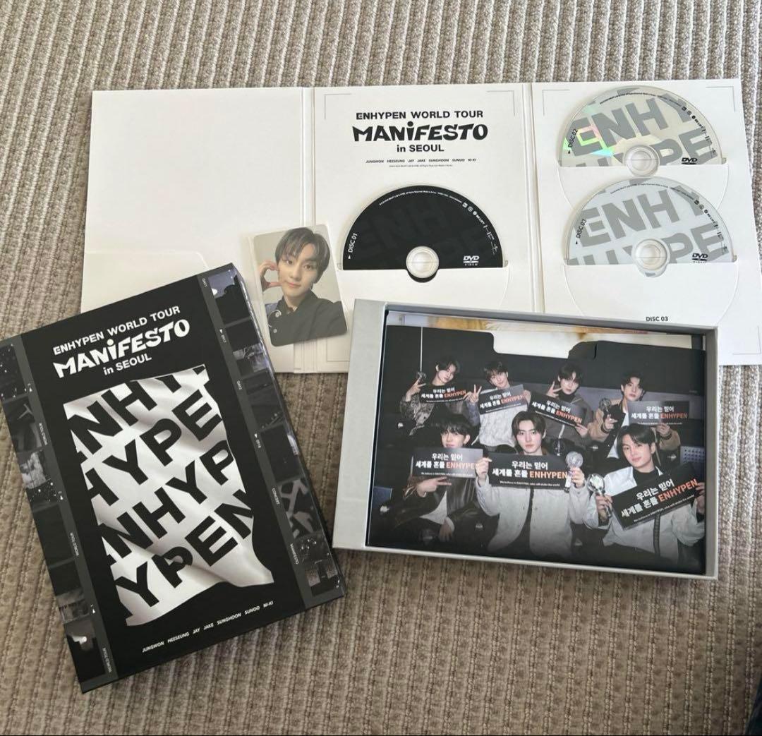 特価！ENHYPEN MANIFESTO SEOUL＆京セラセット販売　特典有