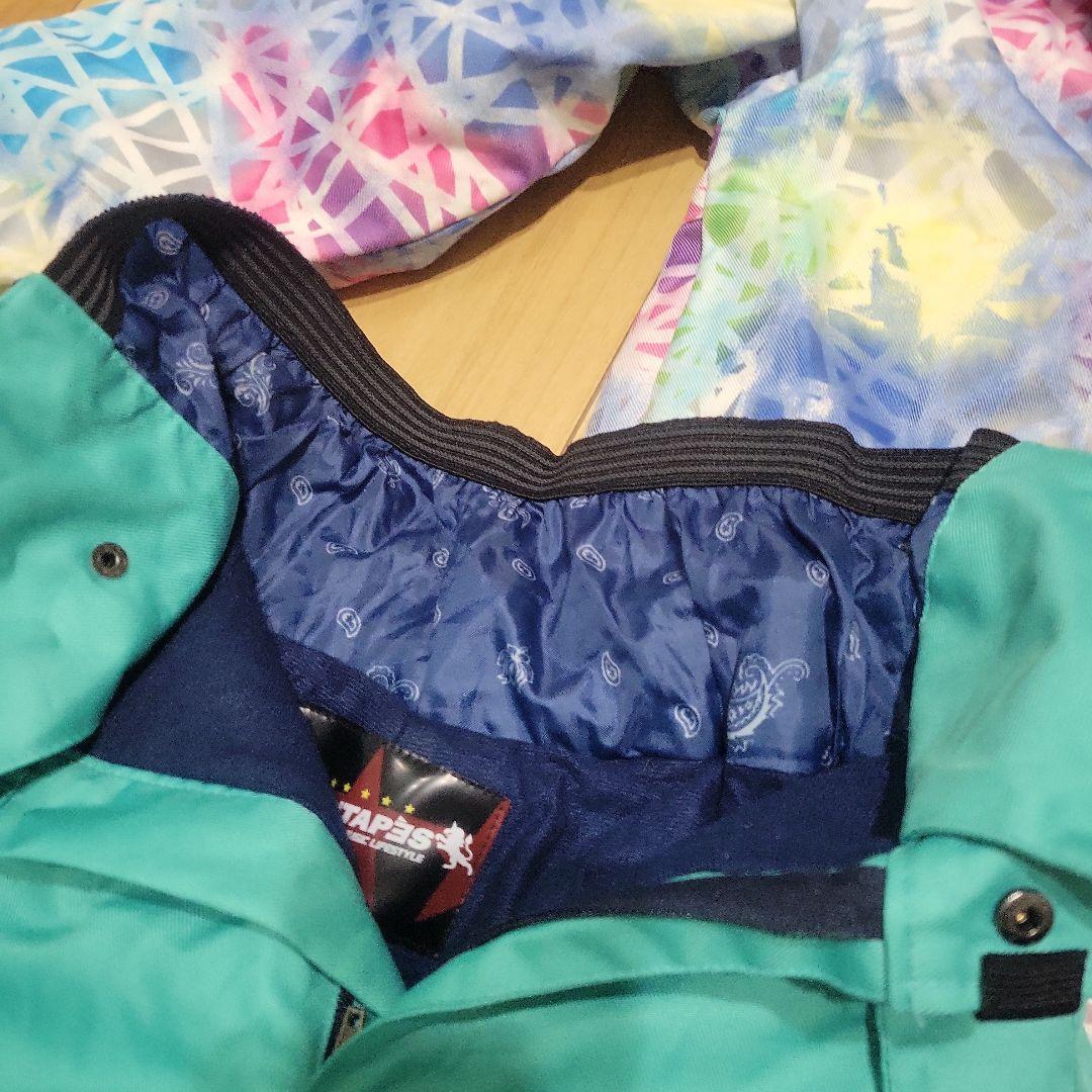 140 ポンタペス PONTAPES スノーボードスキーウェア 女の子 水色