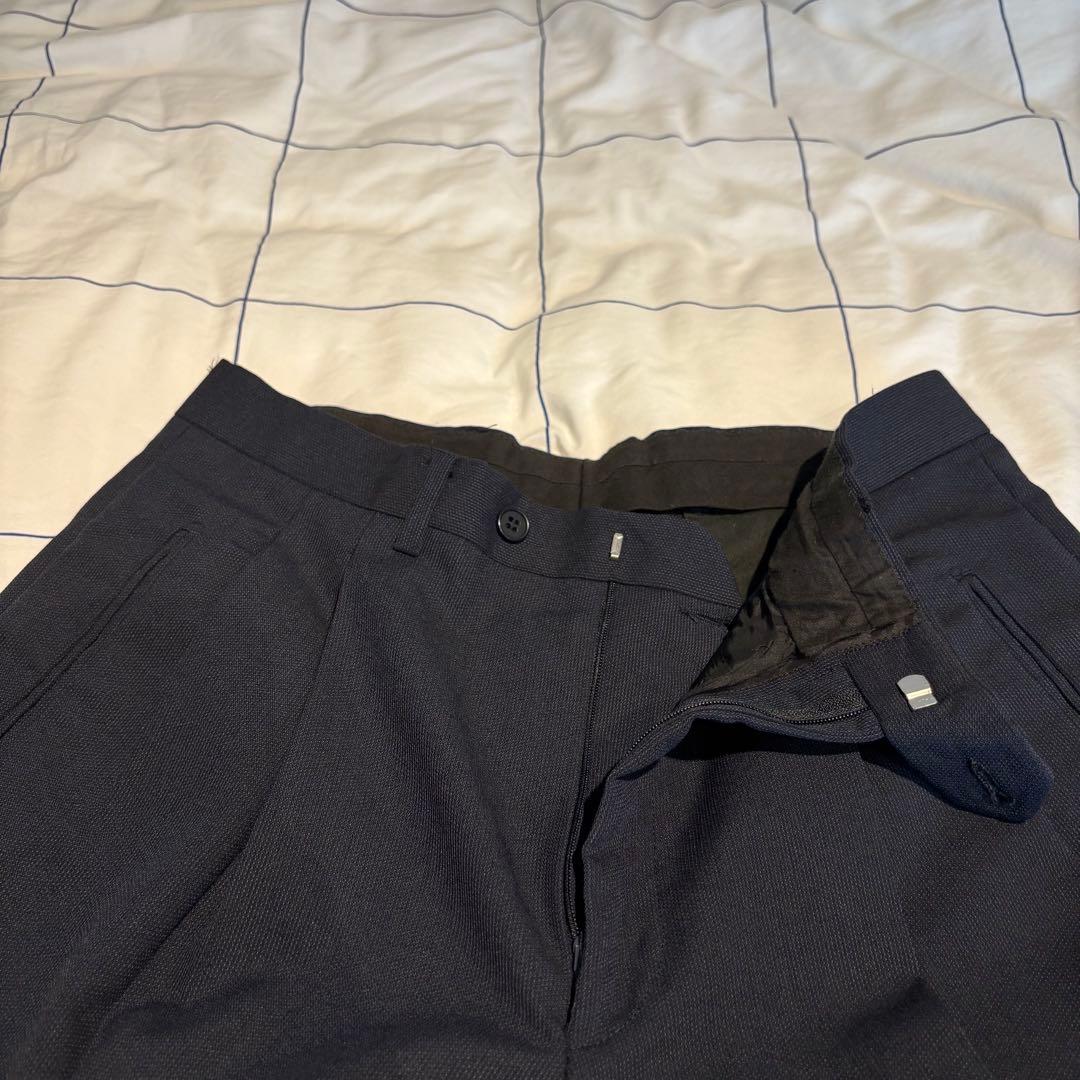 EMPORIO ARMANI アルマーニ 無地 ネイビー スーツ 上下セット M