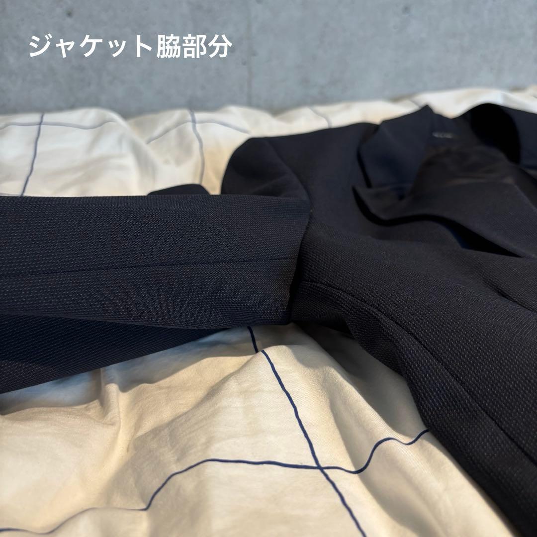 EMPORIO ARMANI アルマーニ 無地 ネイビー スーツ 上下セット M