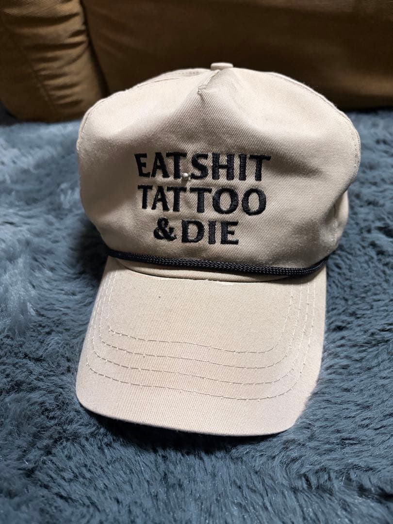 tattoo studio yamadaキャップ ベージュ　山田蓮