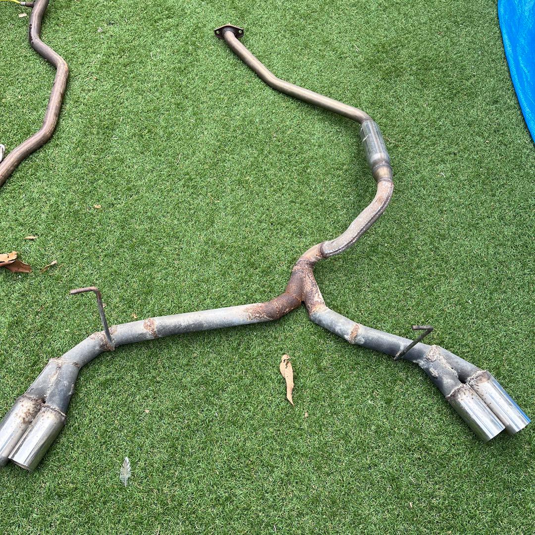 La150s ムーヴ ワンオフ 4本だし 中間 リアストレート