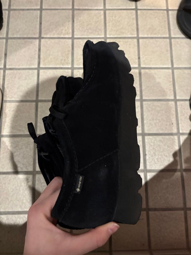 Clarks クラークス ワラビー ゴアテックス GTX UK8 1/2ブラック