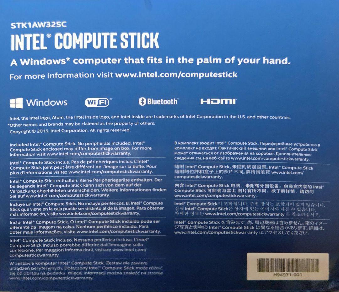 インテル Intel スティック型PC
