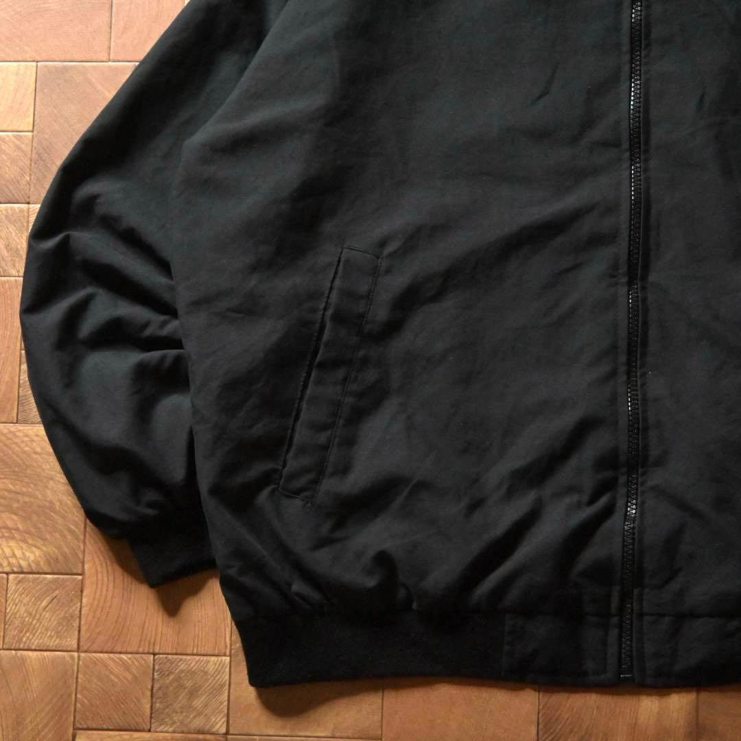 た*こ様 90s　JARMAIN　スイングトップ ブルゾン　カジノ企業ロゴ　ブラ