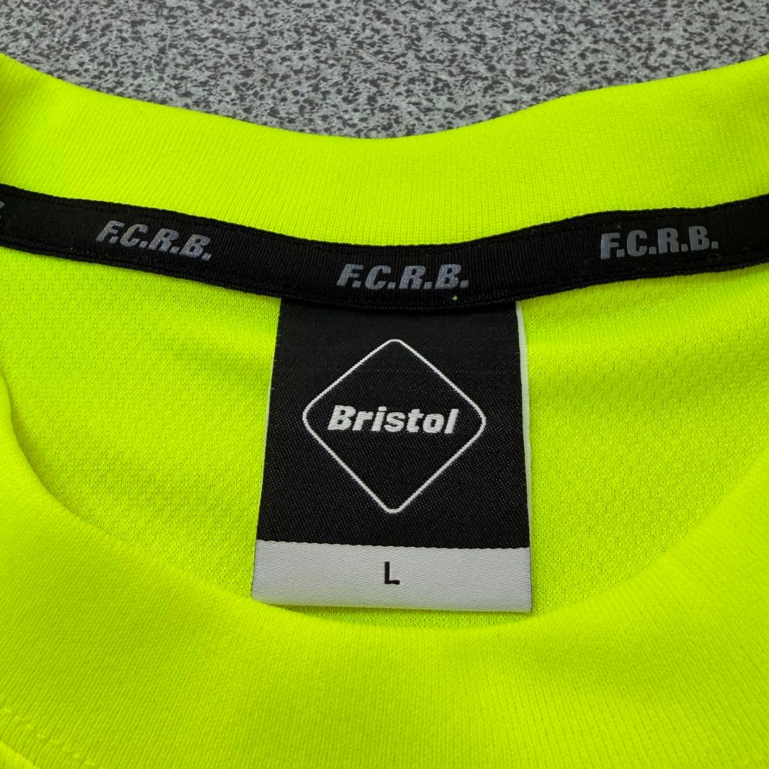 【極美品】F.C.Real Bristol 半袖　Tシャツ L ネオンイエロー