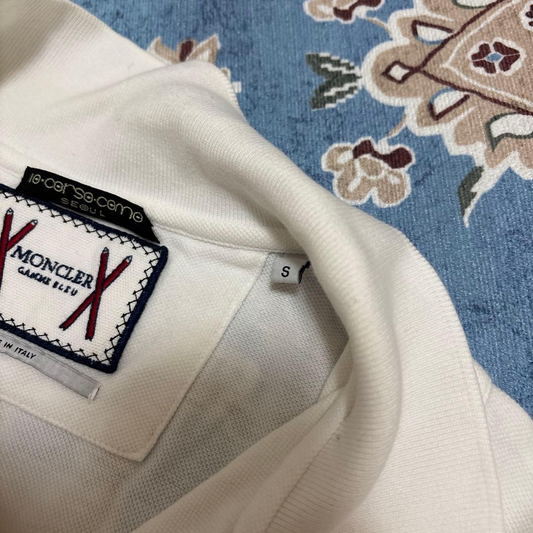 MONCLER長袖ポロシャツ トリコロールディテール