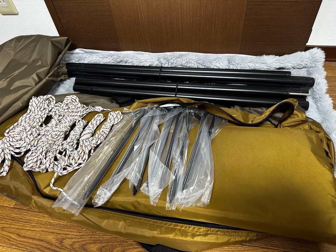  peak アメニティタープ ヘキサLセット 新品未使用 ペグ未開封