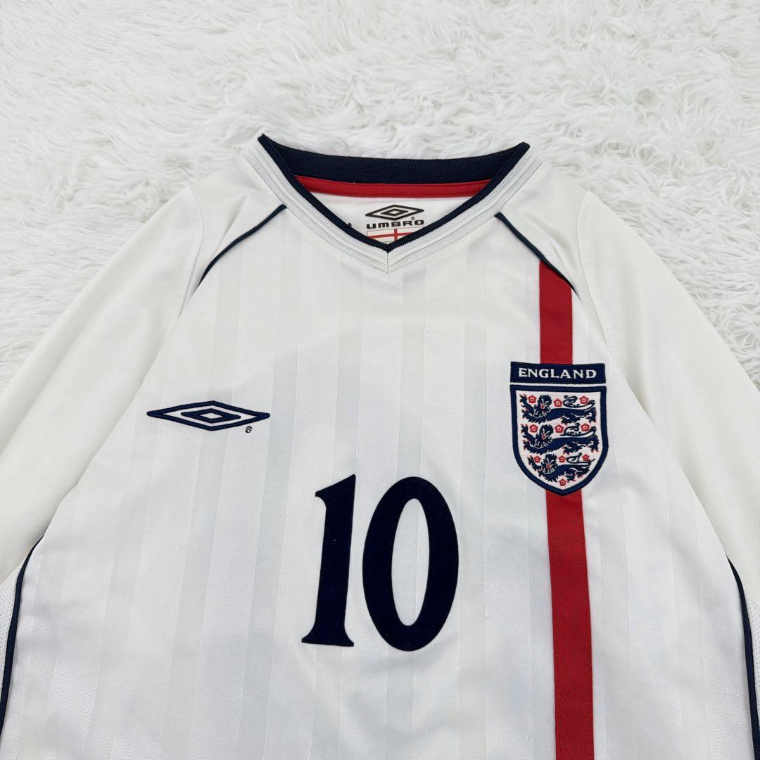 UMBRO イングランド代表 サッカー ゲームシャツ 10番 M