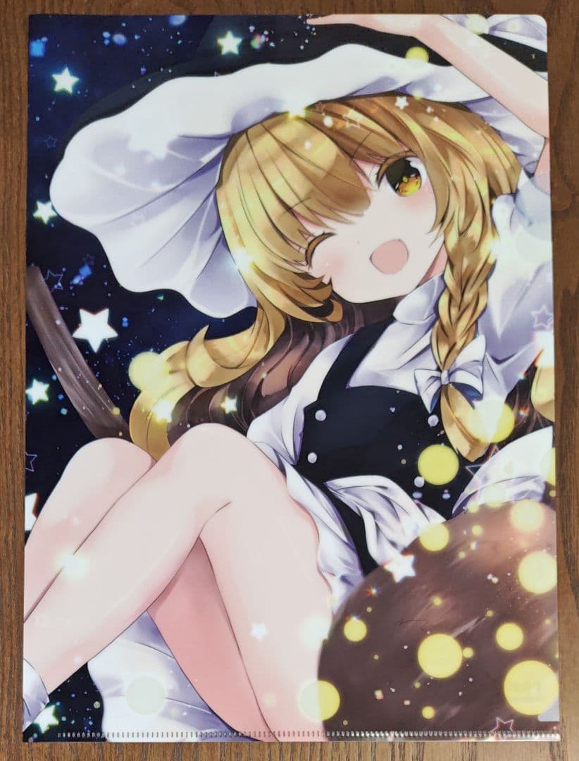 ★未使用品　霧雨魔理沙　セット　クリアファイル　缶バッジ　非売品ボールペン　⑪
