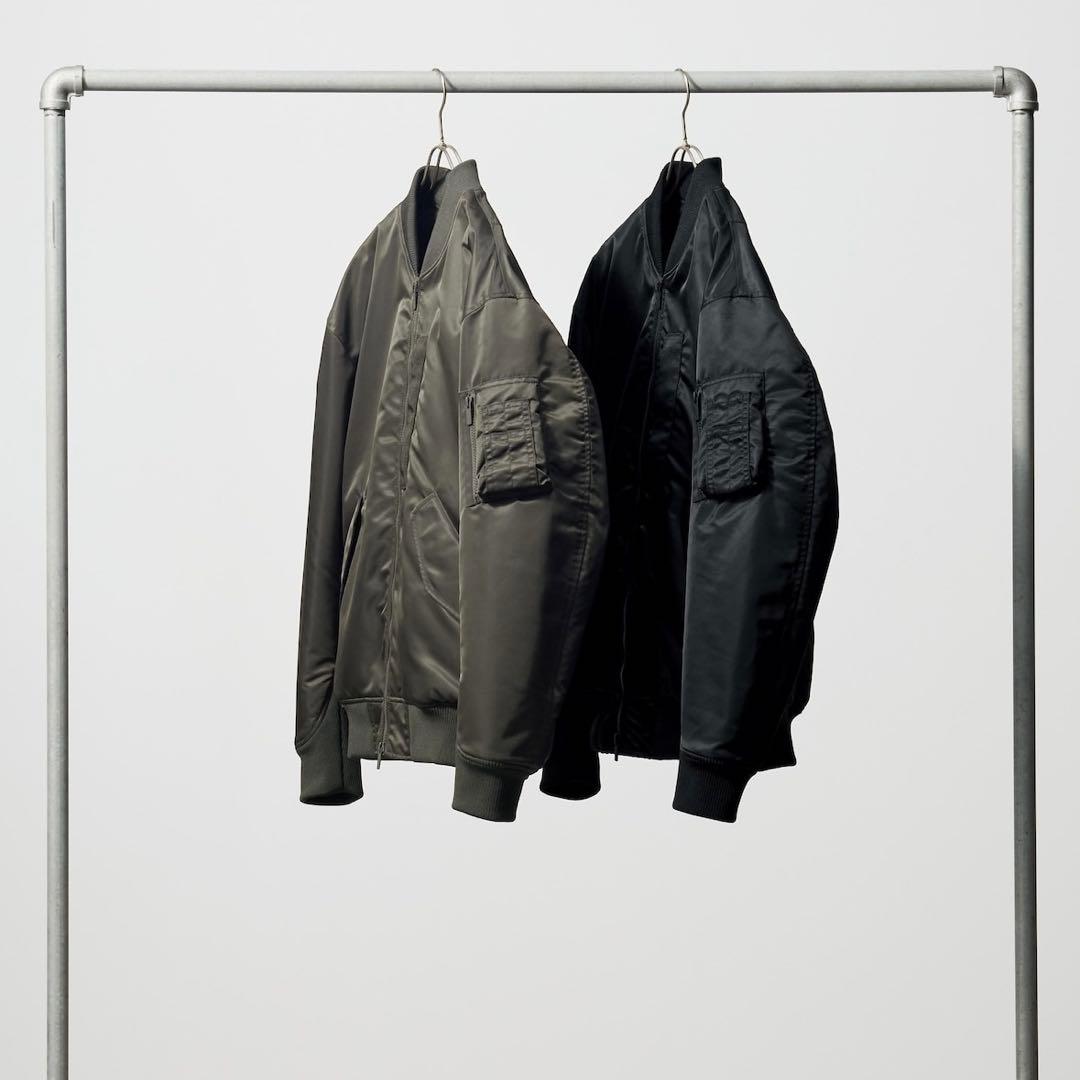 あ*ん様 ユニクロ UNIQLO +J ハイブリッドダウンオーバーサイズMA-1