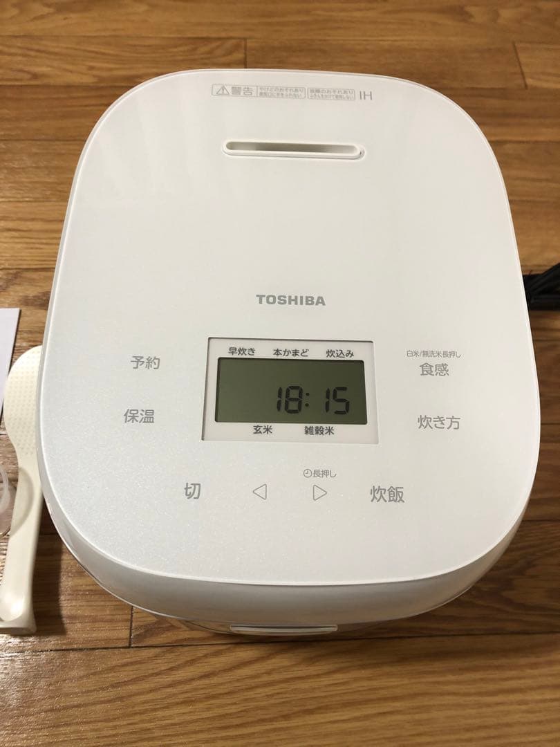 TOSHIBA RC-10BHW 2025年製炊飯器 ホワイト5.5合