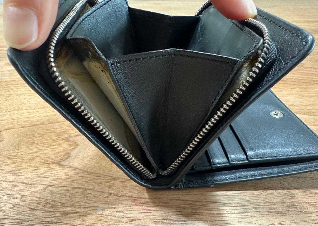 LOEWE 二つ折り財布 ブラック