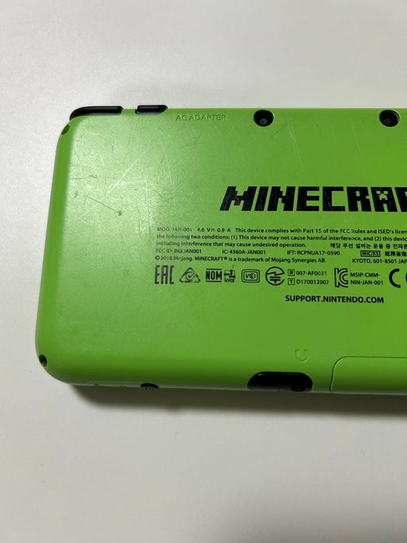 newニンテンドー2DS LL マインクラフト　クリーパーモデル