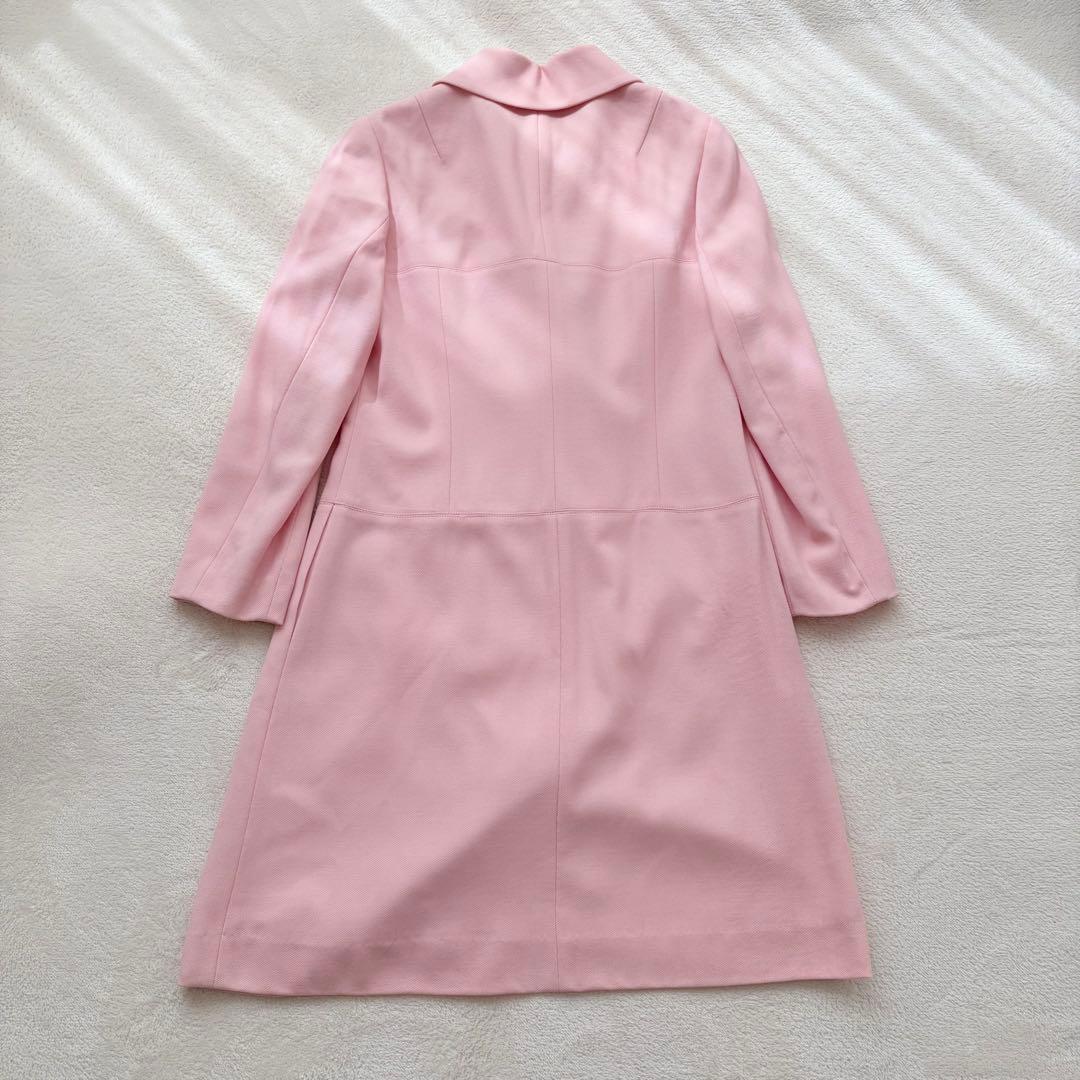 ❁ KOJI WATANABE STYLE ロングコート 桜色カメオボタン