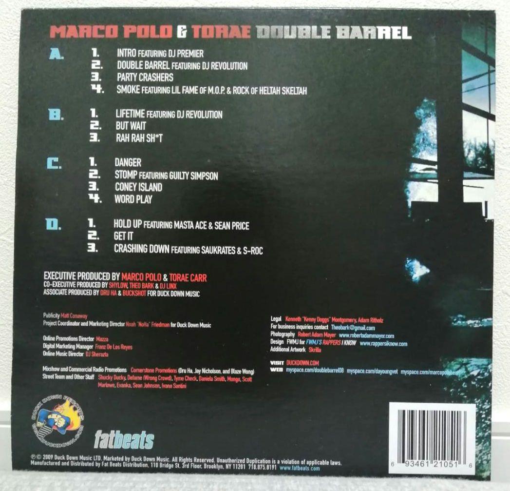 洋楽 Marco Polo & Torae Double Barrel 2LP