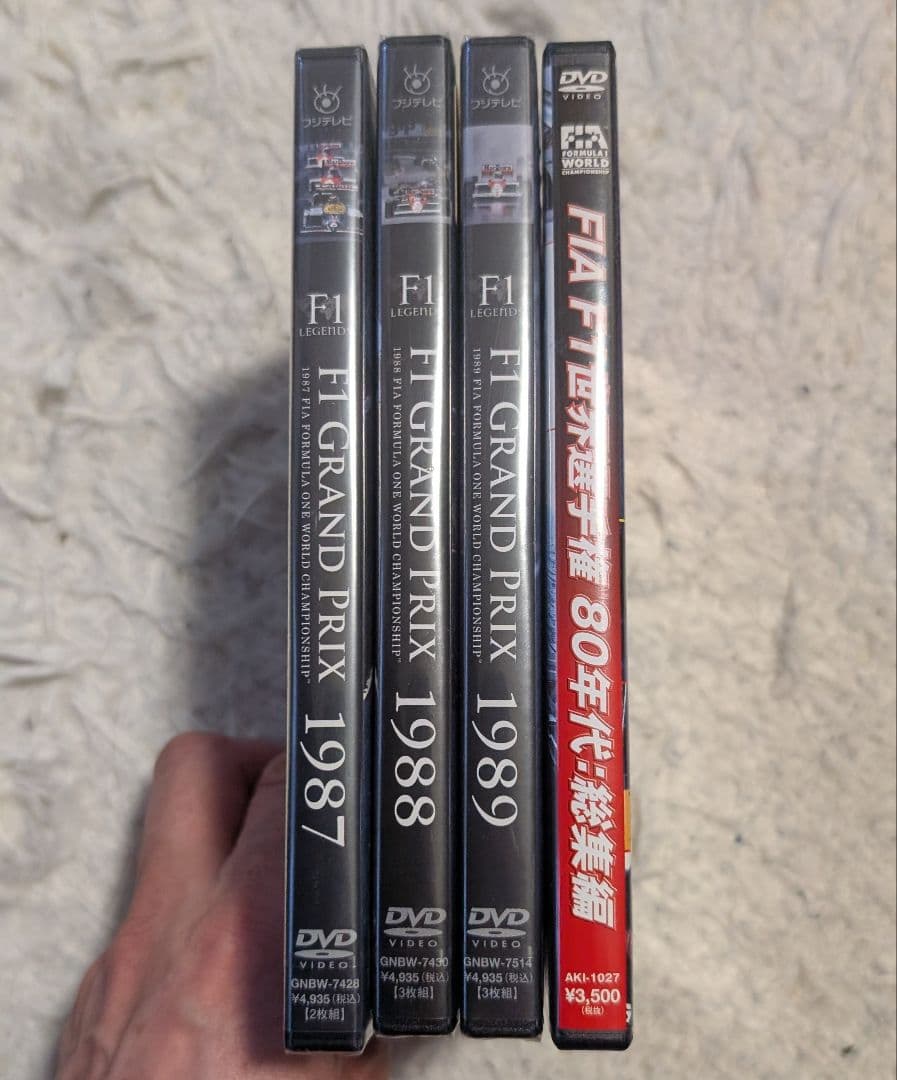 【新品未開封】F1Legends1987年・1988年・1989年　セナ他