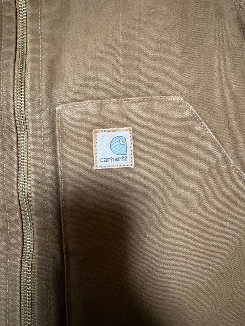Carhartt ブラウン ベスト 値下げ中