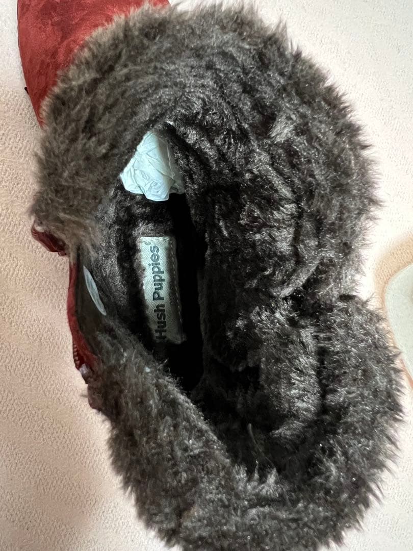 Hush Puppies レディース ブーツ レッド