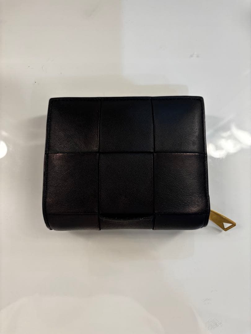 BOTTEGA VENETA ブラック 二つ折り 財布 カセット