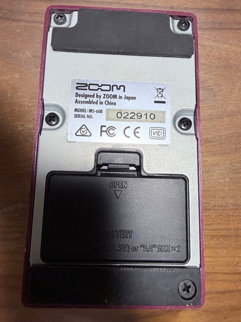 ZOOM MULTISTOMP MS60B マルチエフェクター
