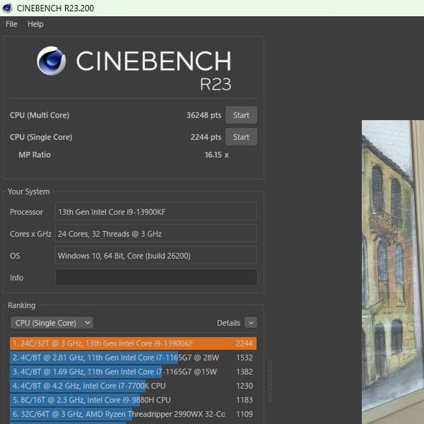 【確認済】intel Core i9-13900KF SRMBJ GA1700