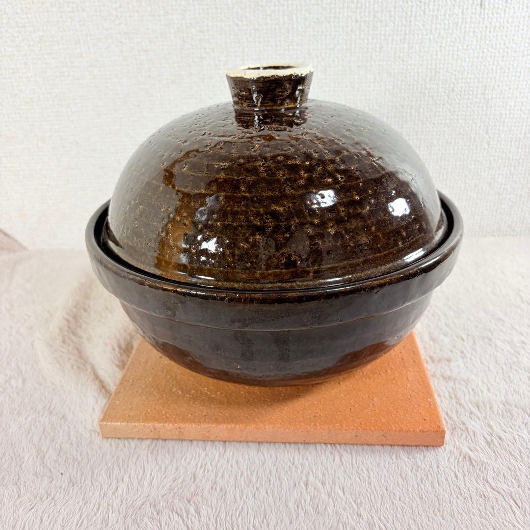 【未使用品】　長谷園 いぶしぎん 小　直径23.5