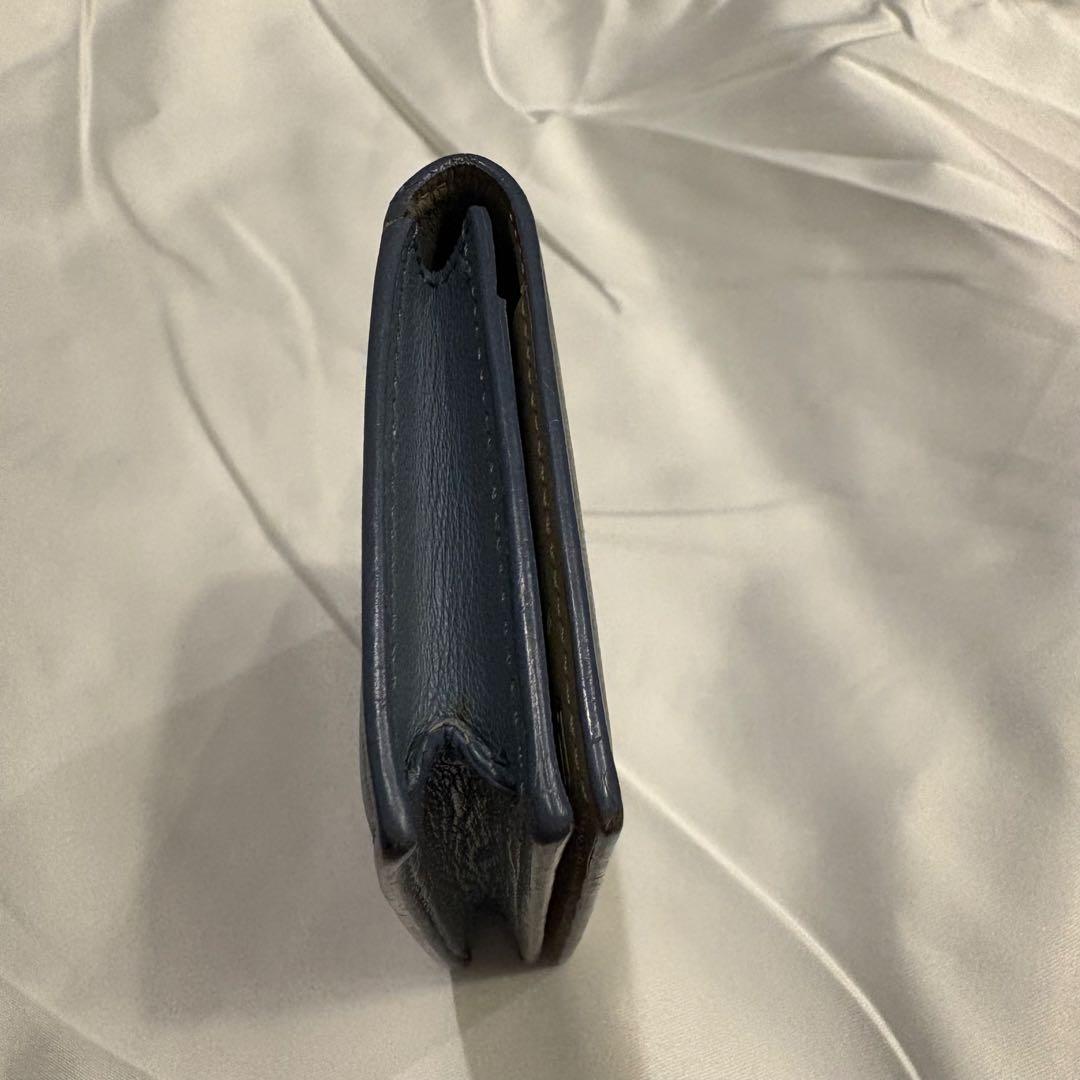 ロエベ（LOEWE）名刺入れ ブルーグレー